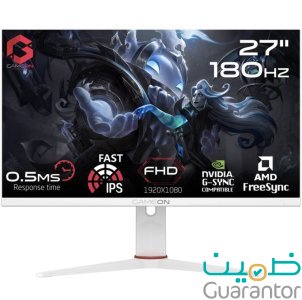 جيم اون GOA27FHD180IPS شاشة الالعاب ارتك برو 27بوصة فل اتش دي, معدل تحديث 180 هرتز, ام بي ار تي 0.5 مللي ثانية, اي بي اس (تدعم بلايستيشن 5) - أبيض