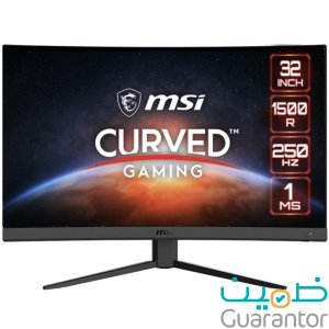 ام اس اي G32C4X شاشة 32 بوصة دقة فل اتش دي، 250 هرتز، 1 مللي ثانية، AMD FreeSync Premium، شاشة ألعاب منحنية – أسود