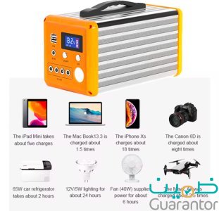 بور بانك متنقل لشحن الجوال وتشغيل الاضاءة