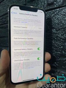 12 pro السعه 512 قيقا بطاريه 100